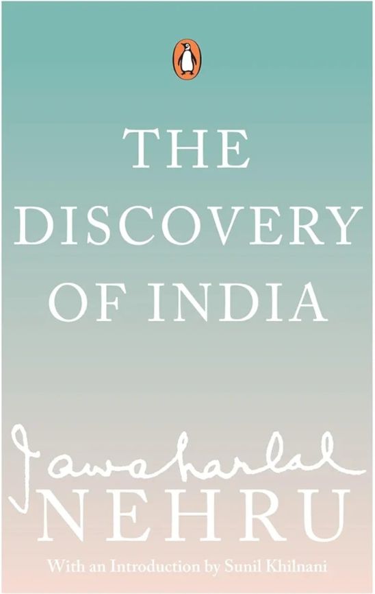 The Discovery of India by Jawaharlal Nehru - Penguin Classics edition with mint green gradient cover and elegant white typography